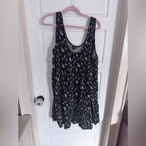 Torrid Black Floral Dress